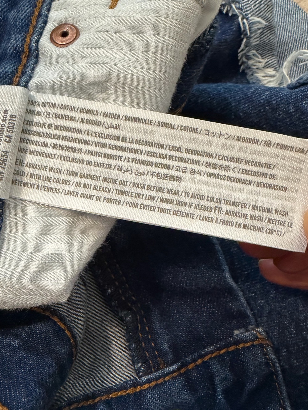 ABERCROMBIE & FITCH Annie High Rise Denim Shorts - Picture 9 of 11